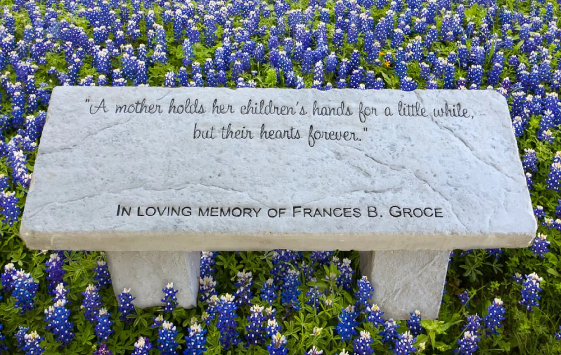 Custom Memorial Bench