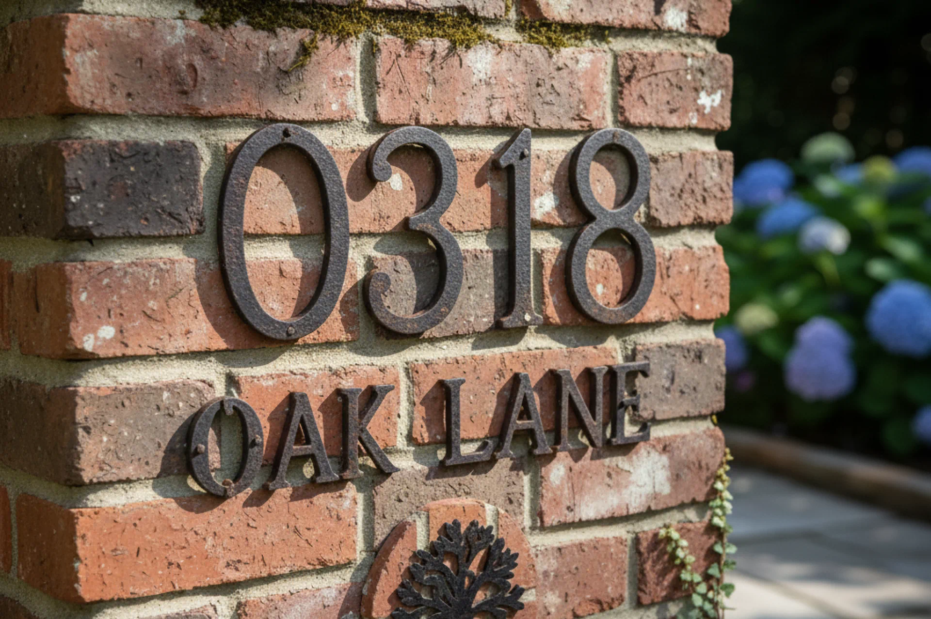 Address Signs Made in Brick (1)