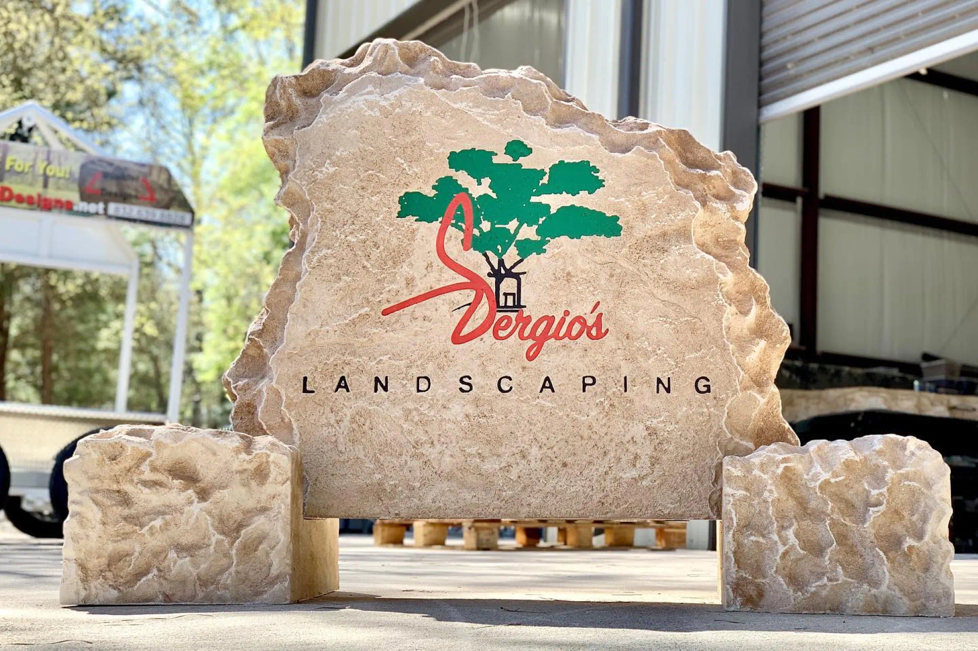 Business Entrance Sign