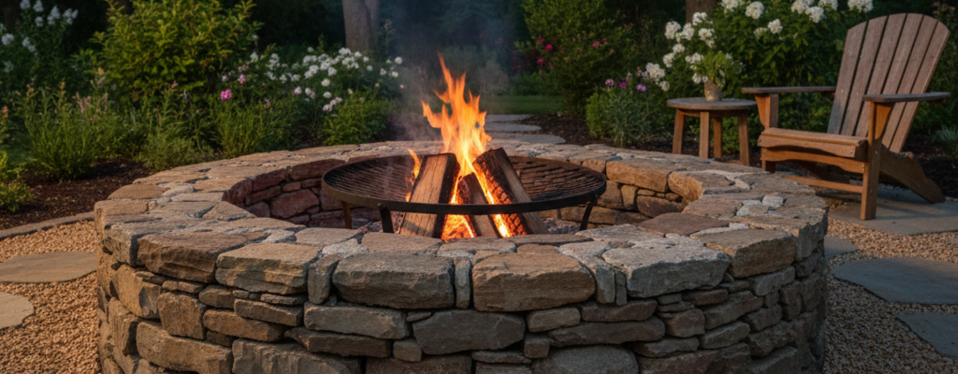 Natural Stone Firepit (2)