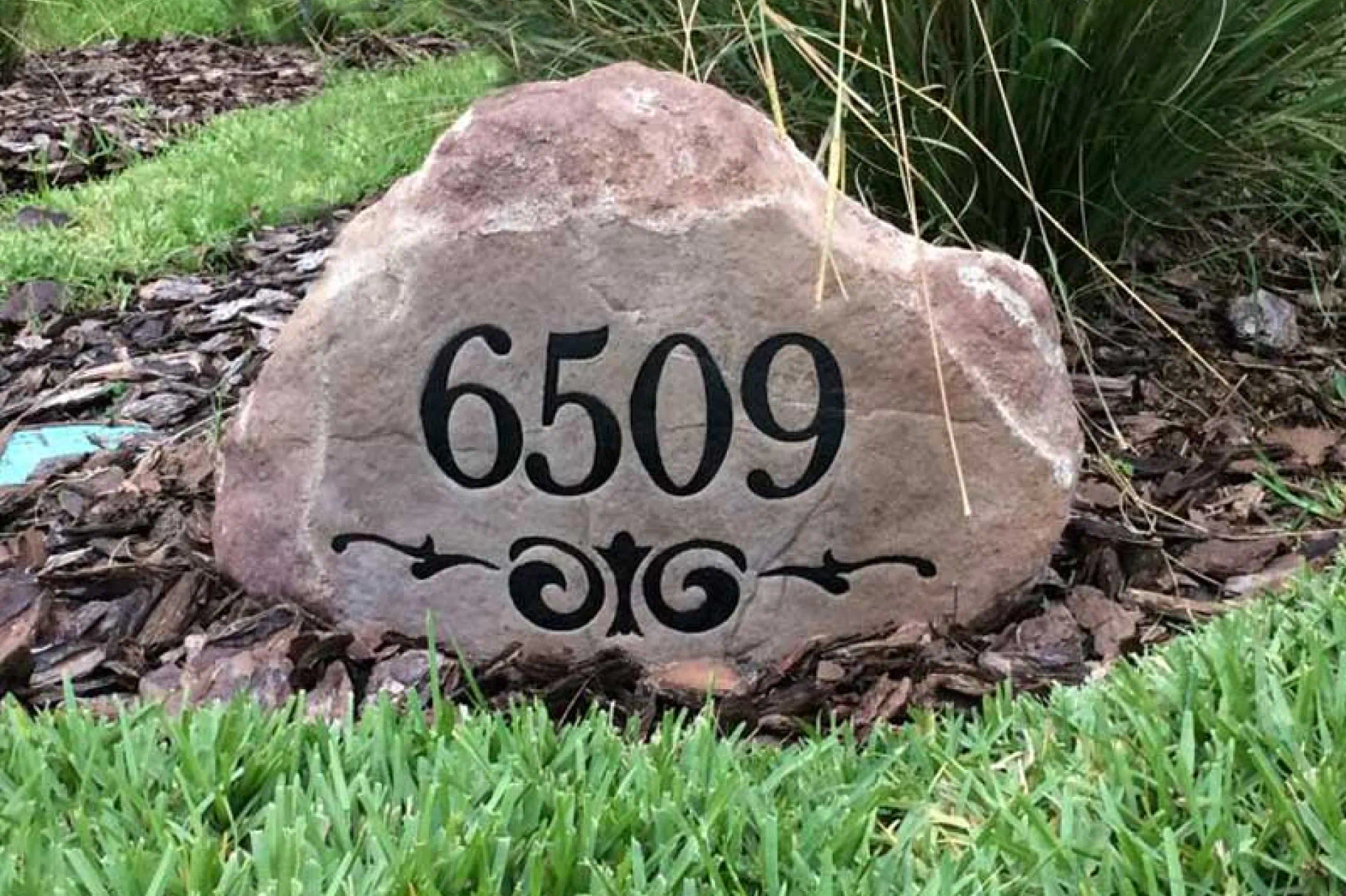 Single Sided Address Boulders